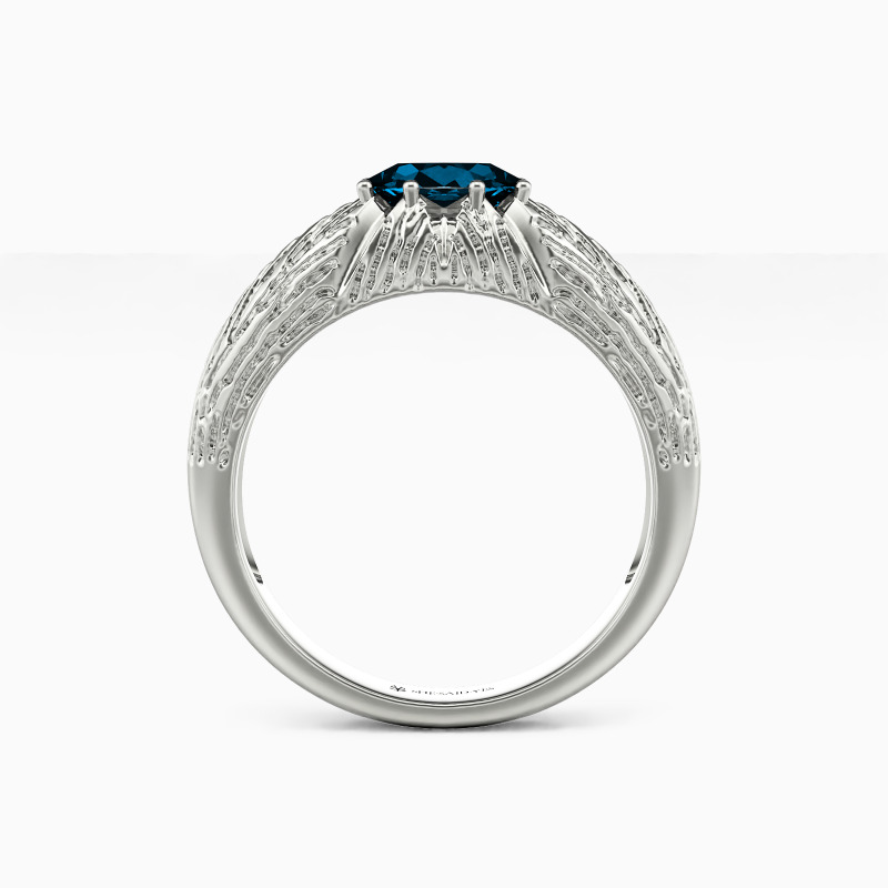 "Under The Dome" Oval Cut Solitaire Engagement Ring