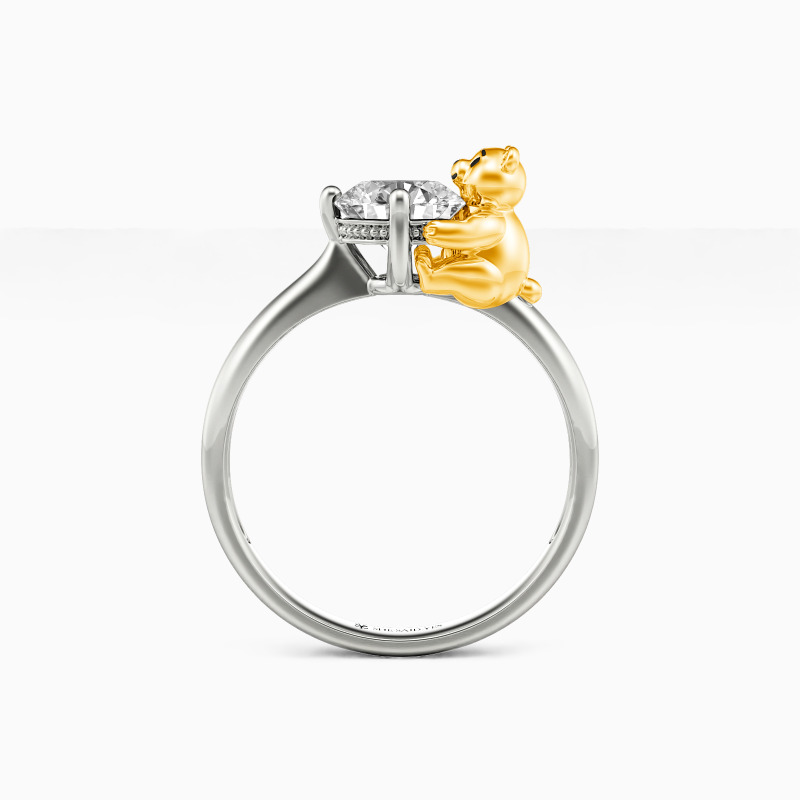 "Sweet Memory" Round Cut Solitaire Engagement Ring