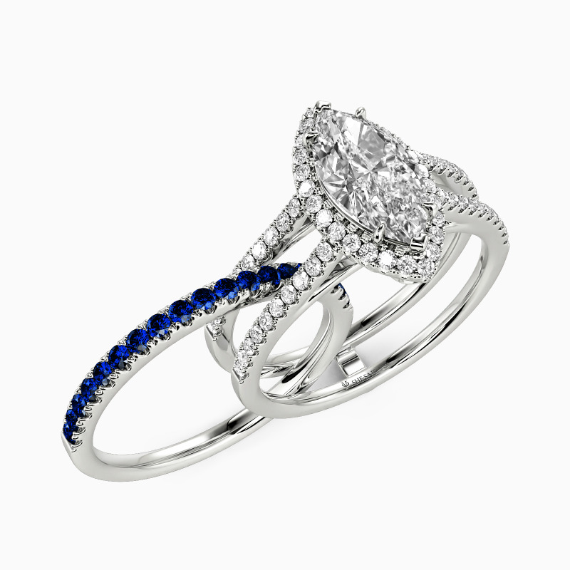 "Brillant comme toi" Parure de mariage marquise
