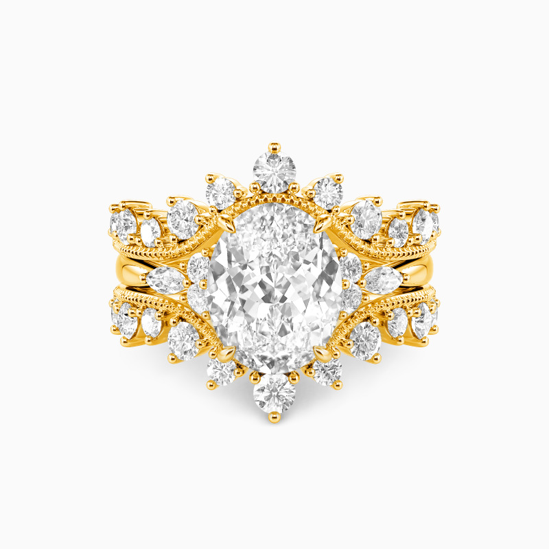"All of Me" Oval Cut Bridal Set