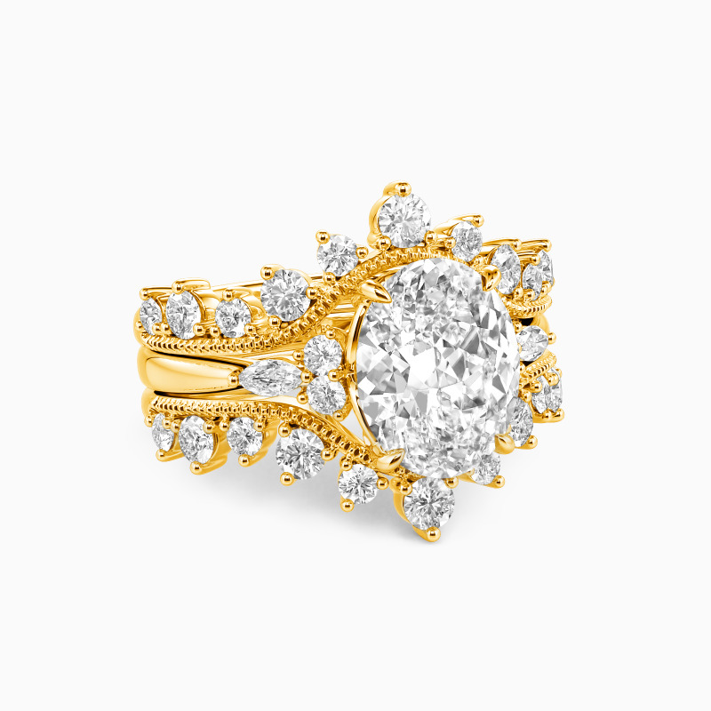 "All of Me" Oval Cut Bridal Set