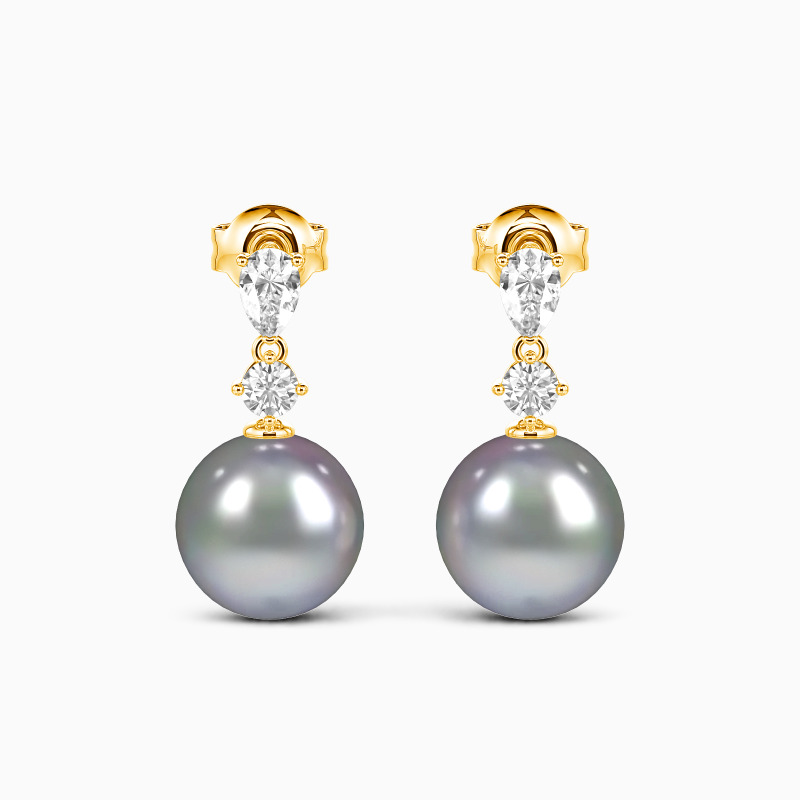 "Dreams Afloat" 9.5-10mm Freshwater Pearl Drop Earrings