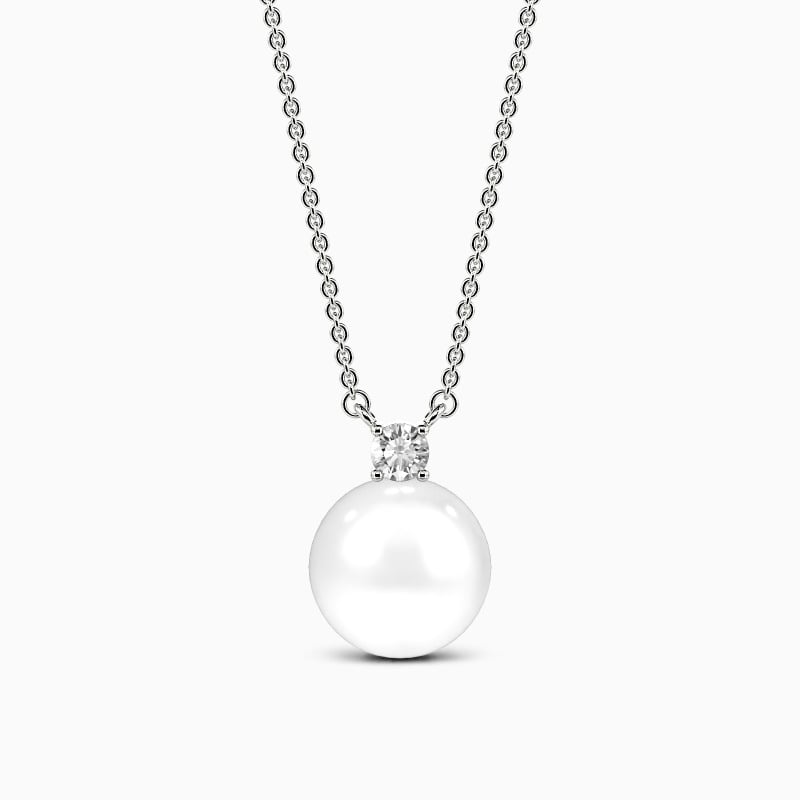 "A Love Glowing True" 9.5-10mm Freshwater Pearl Necklace