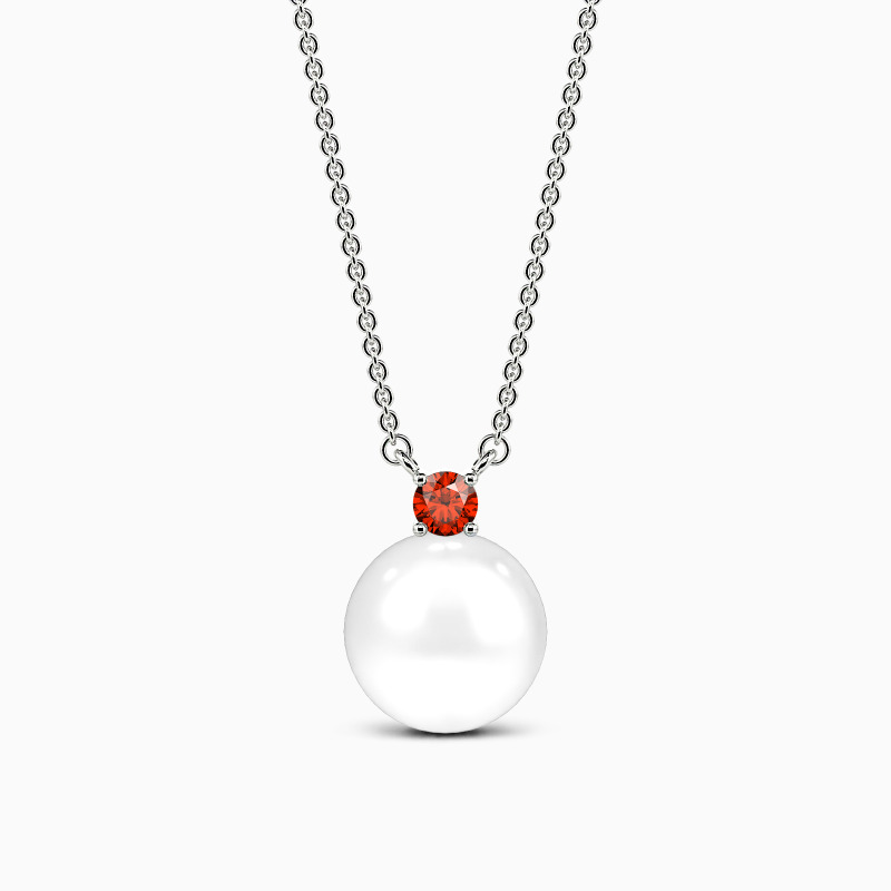 "A Love Glowing True" 9.5-10mm Freshwater Pearl Necklace