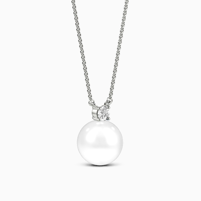 "A Love Glowing True" 9.5-10mm Freshwater Pearl Necklace