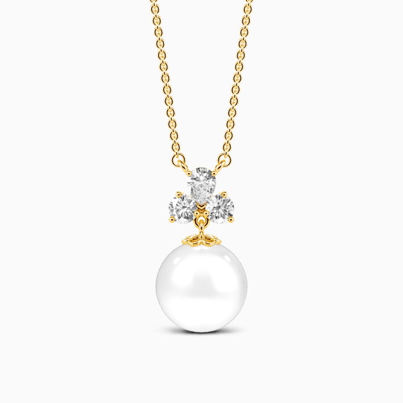 "The Glistening Wish" 9.5-10mm Freshwater Pearl Necklace
