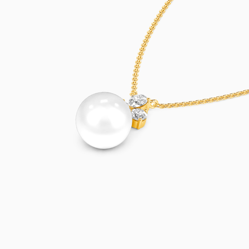 "The Glistening Wish" 9.5-10mm Freshwater Pearl Necklace