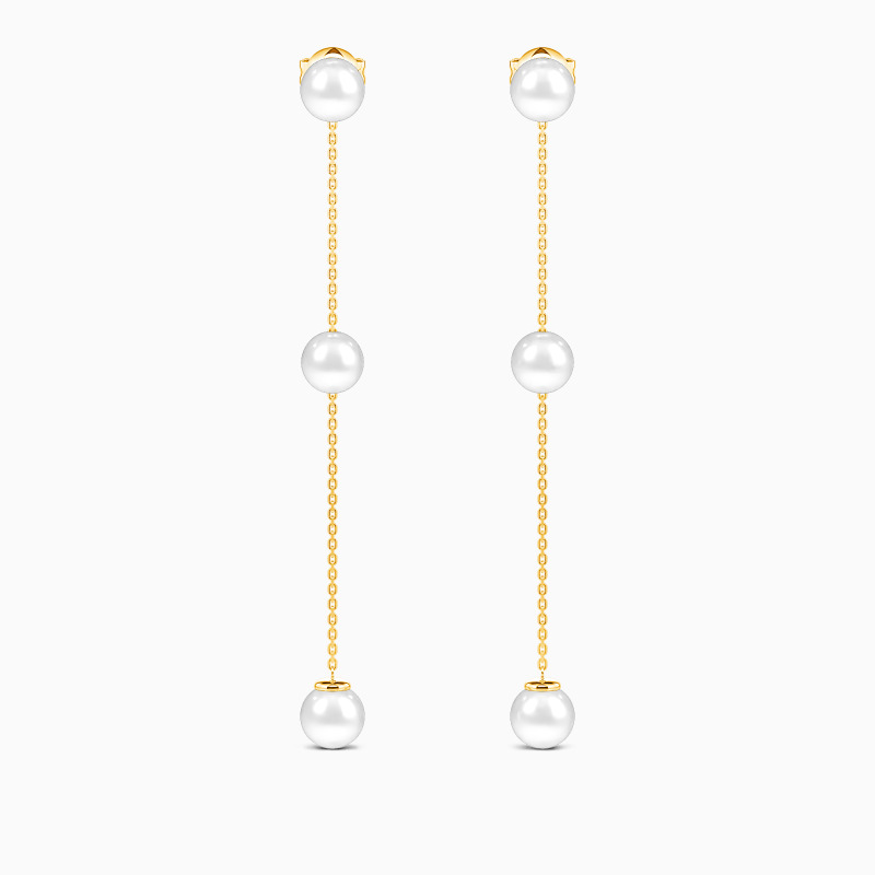 "A Love Ethereal" 5.5-6.0mm Freshwater Pearl Drop Earrings