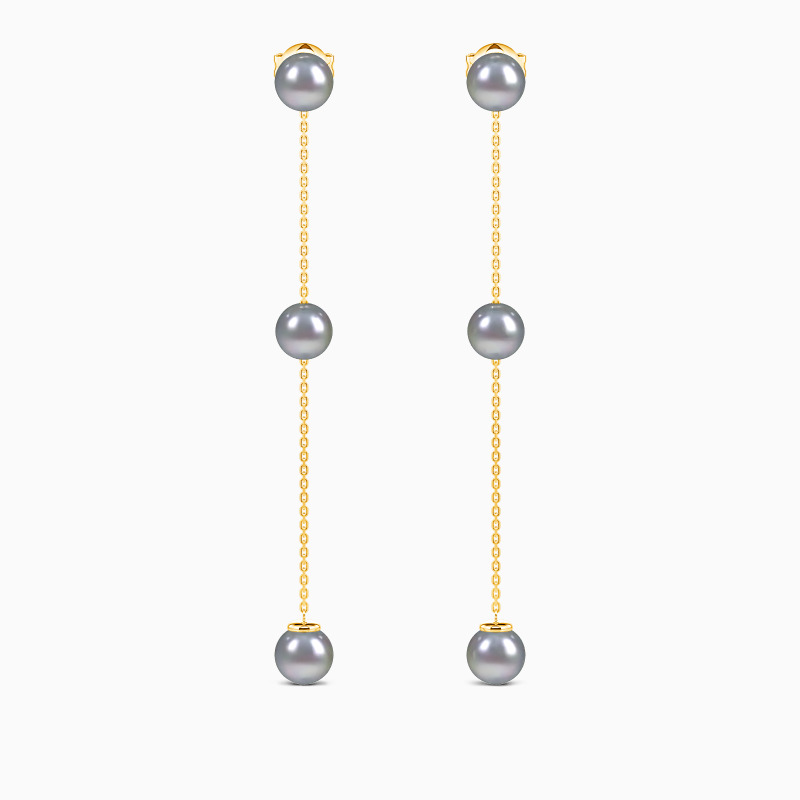 "A Love Ethereal" 5.5-6.0mm Freshwater Pearl Drop Earrings