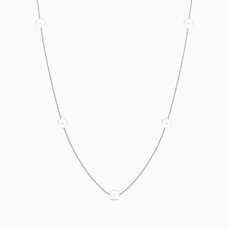"Ballad of the Beau" 5.5-6.5mm Freshwater Pearl Necklace