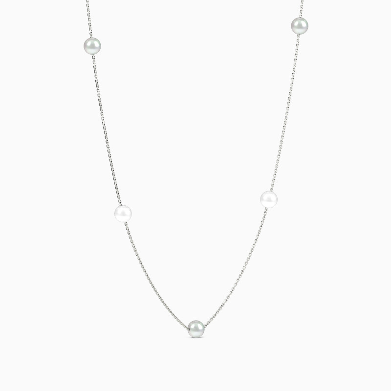 "Ballad of the Beau" 5.5-6.5mm Freshwater Pearl Necklace