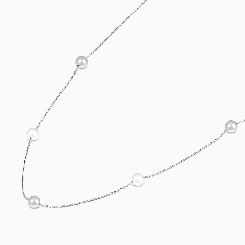 "Ballad of the Beau" 5.5-6.5mm Freshwater Pearl Necklace