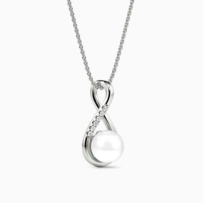 "Here's to Forever" 6.5-7.0mm Freshwater Pearl Necklace