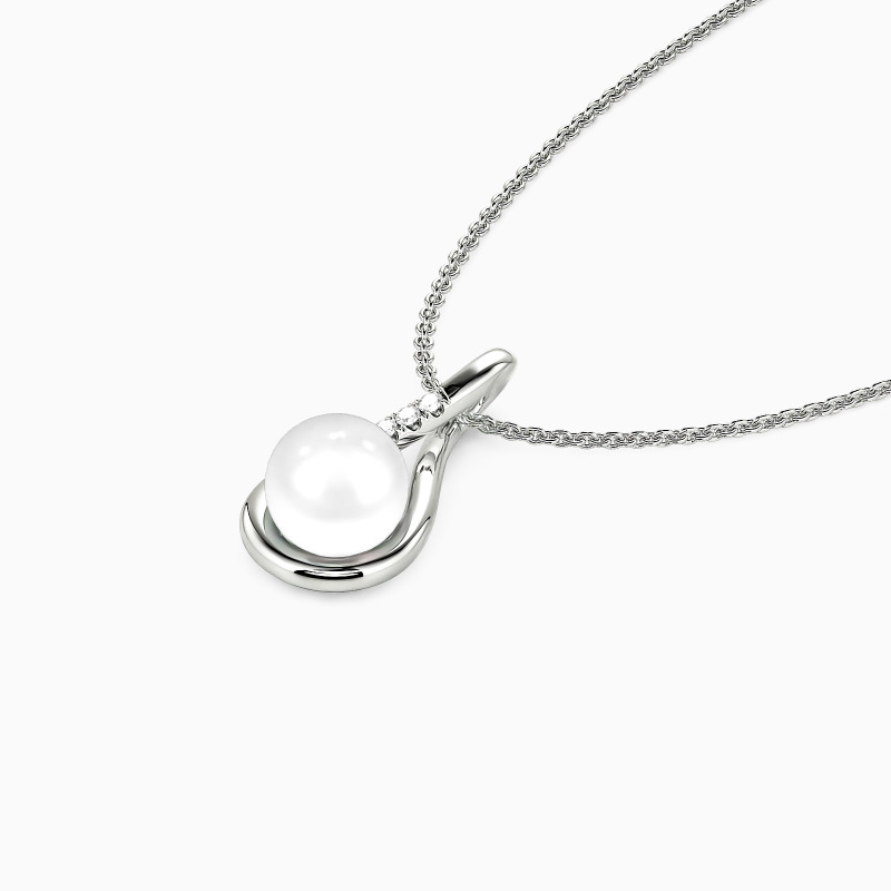 "Here's to Forever" 6.5-7.0mm Freshwater Pearl Necklace