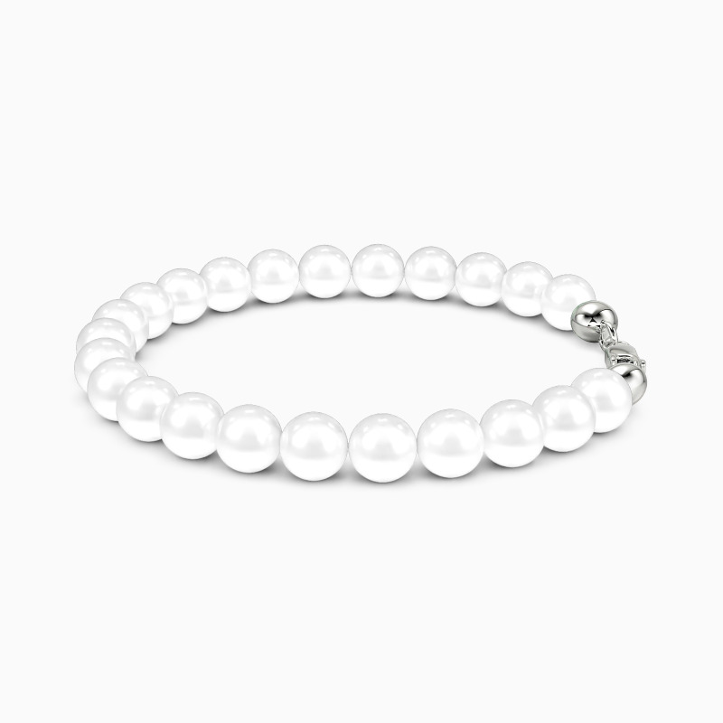 "Begleiter" Süßwasserperlen-Armband 7,0-7,5 mm