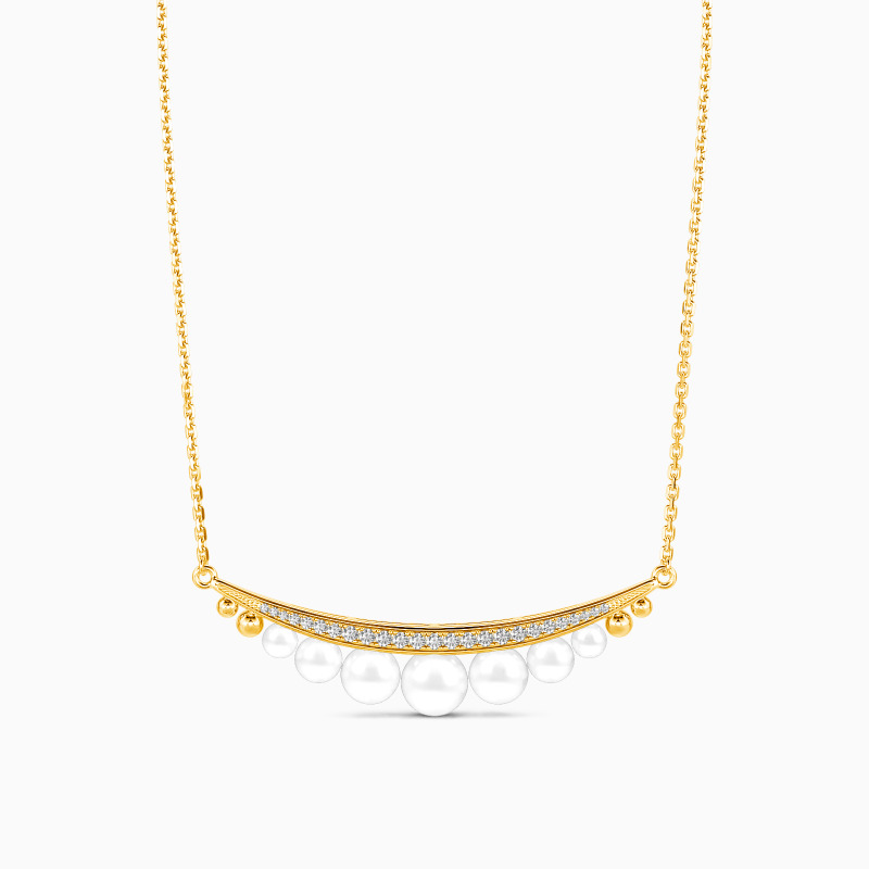 "Lunar Amore" 2.5-6.0mm Freshwater Pearl Necklace