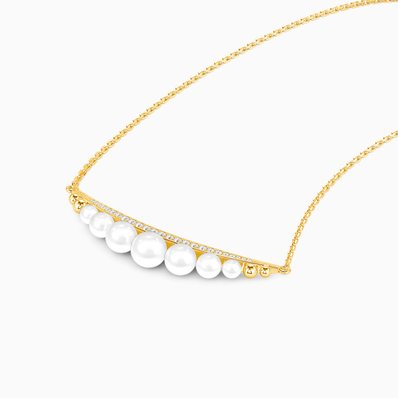 "Lunar Amore" 2.5-6.0mm Freshwater Pearl Necklace