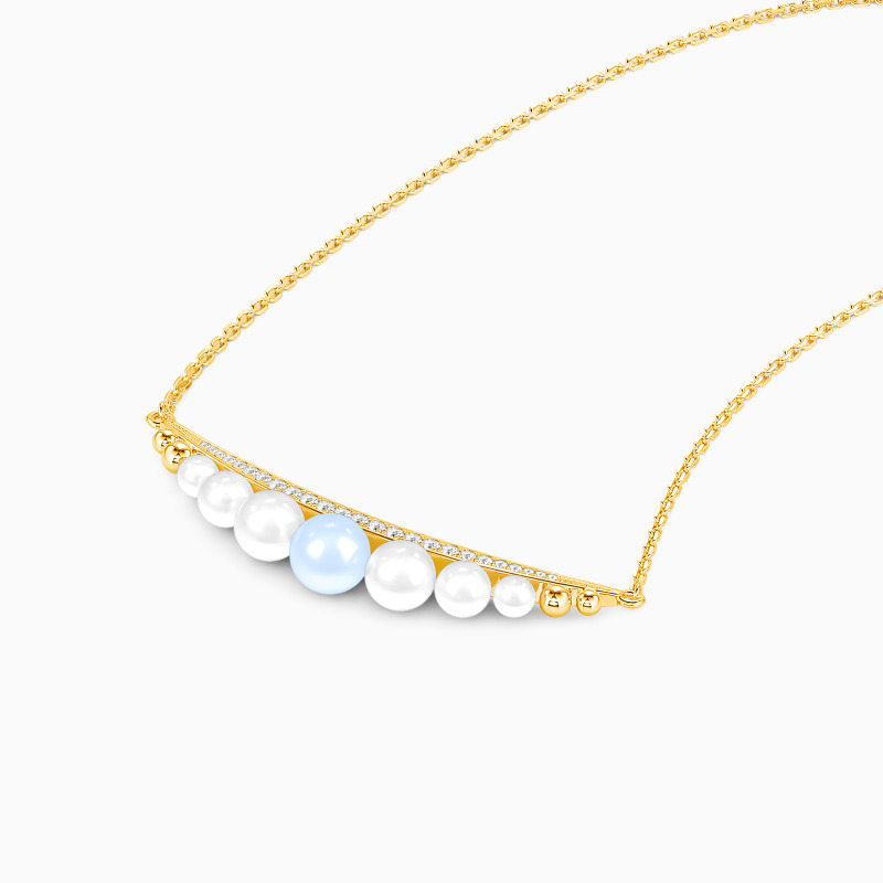 "Lunar Amore" 2.5-6.0mm Freshwater Pearl Necklace