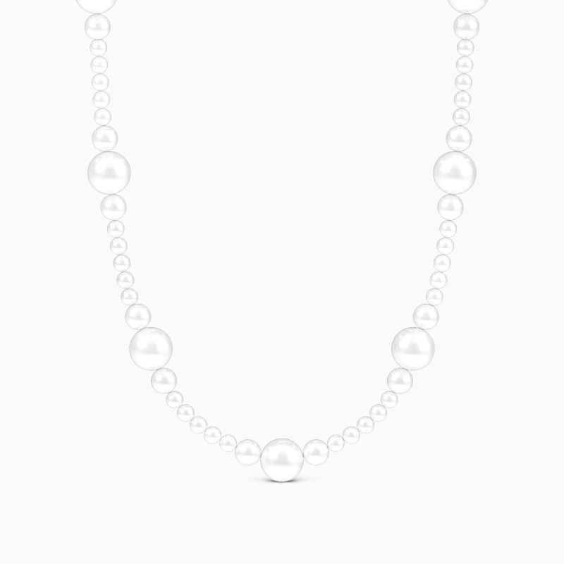 "Starstruck Serenade" 3.5-10.0mm Freshwater Pearl Strand Necklace