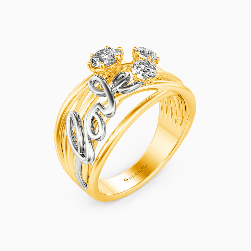 "Lingering Love" Round Cut Ring