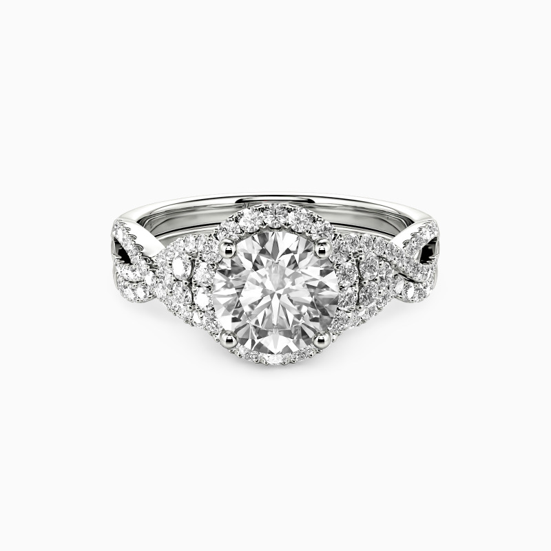 "A Match Made in Heaven"Round Cut Bridal Set