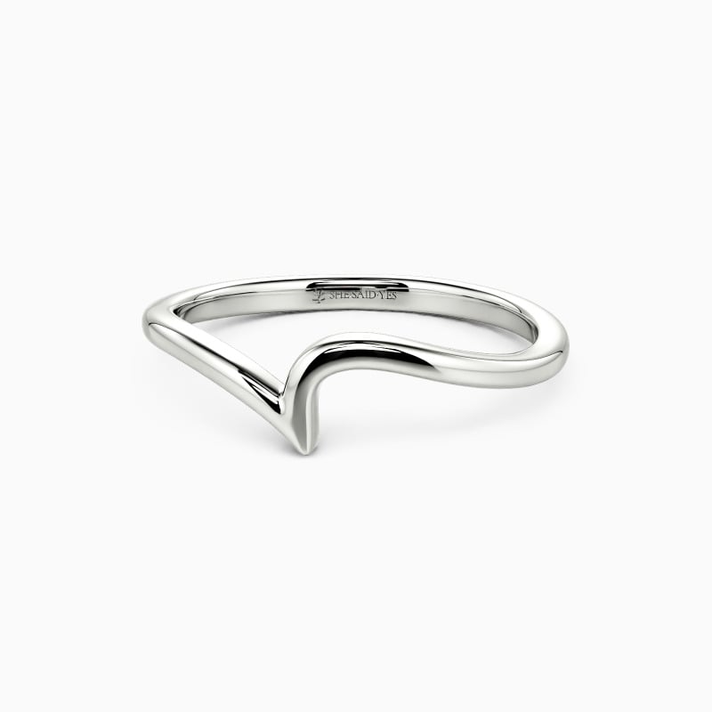 "Flowing To My Heart" Classic Wedding Ring
