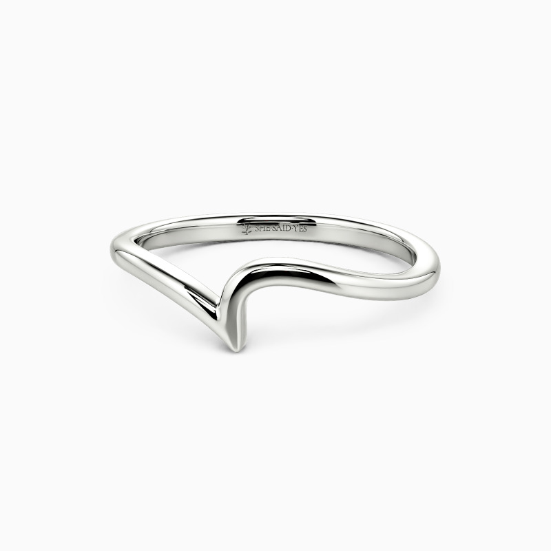 "Flowing to My Heart" Classic Wedding Ring