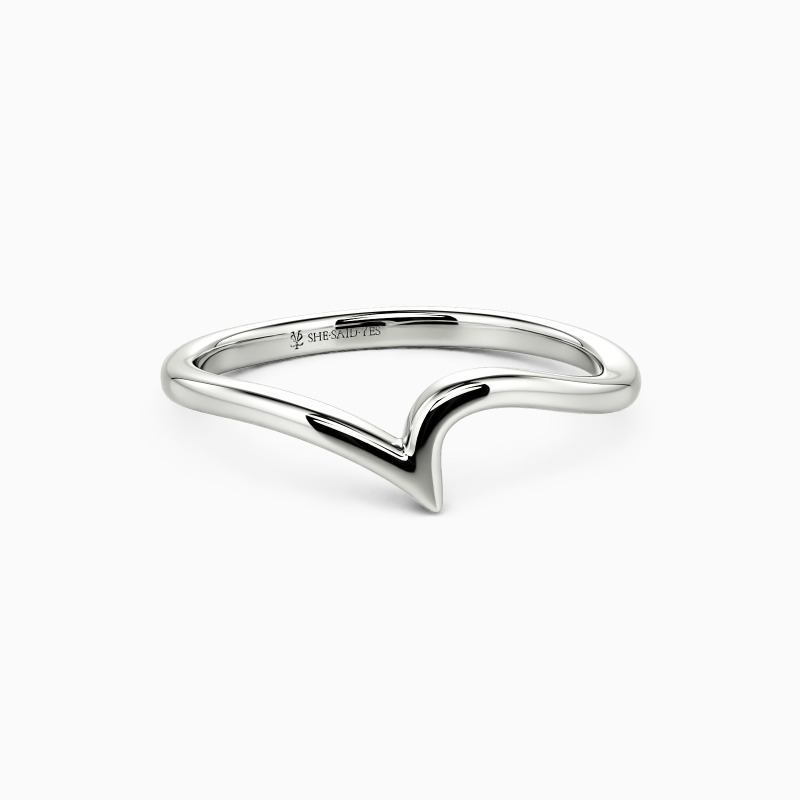 "Flowing To My Heart" Classic Wedding Ring