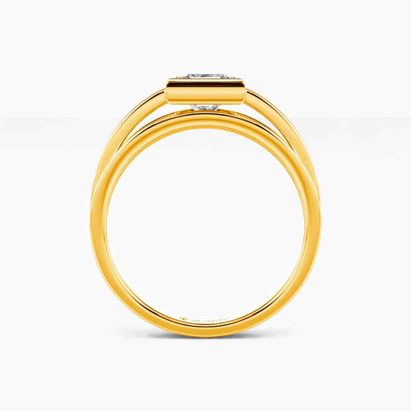 "Wake Up My Mind" Princess Cut Solitaire Engagement Ring