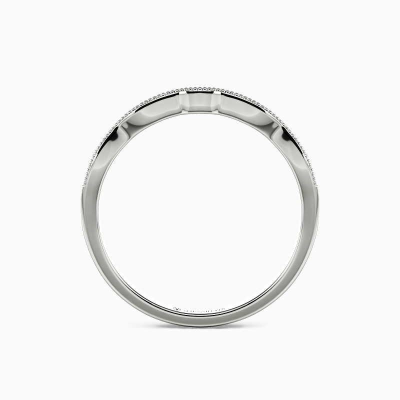 "Shadow In Her Heart" Classic Wedding Ring
