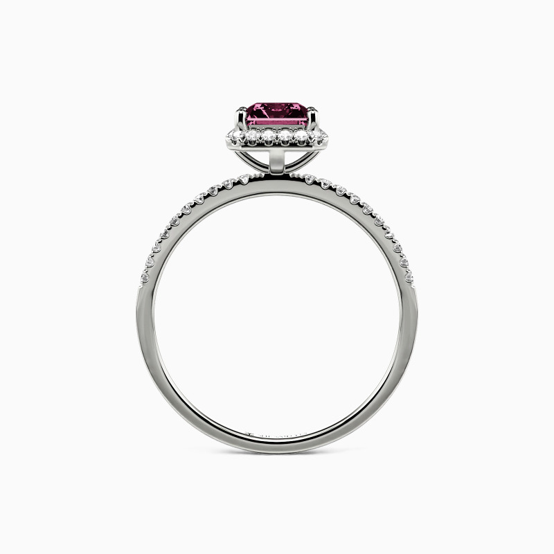 "Vision Of Love" 1ct Radiant Cut Halo Engagement Ring