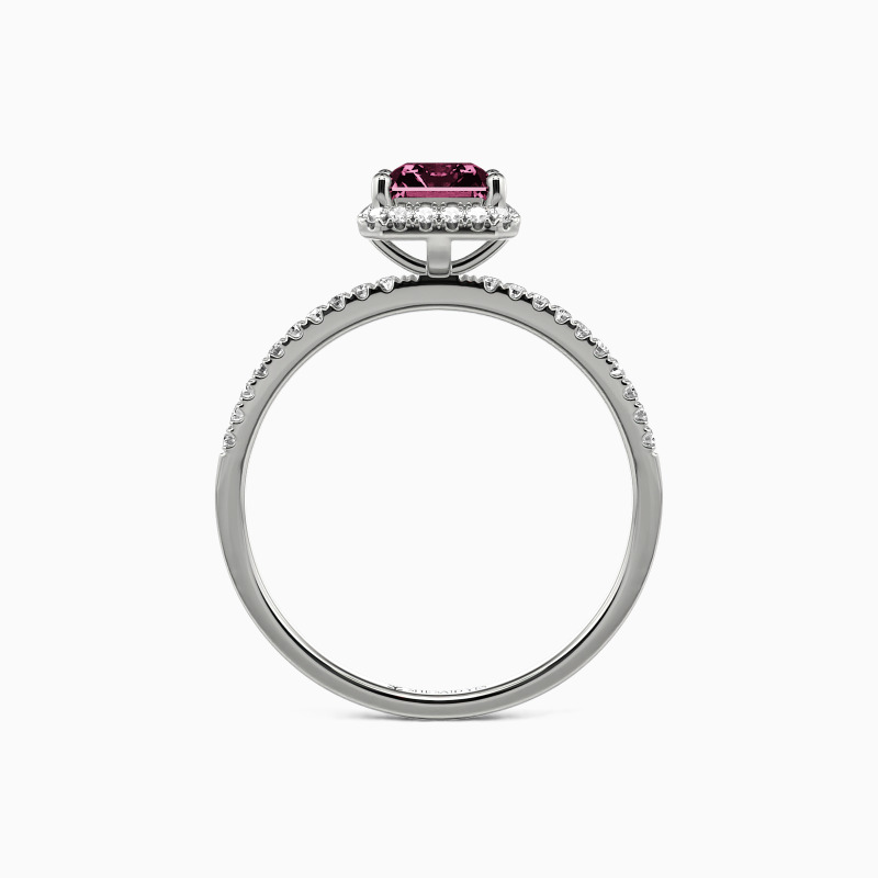 "Vision Of Love" 1ct Radiant Cut Halo Engagement Ring