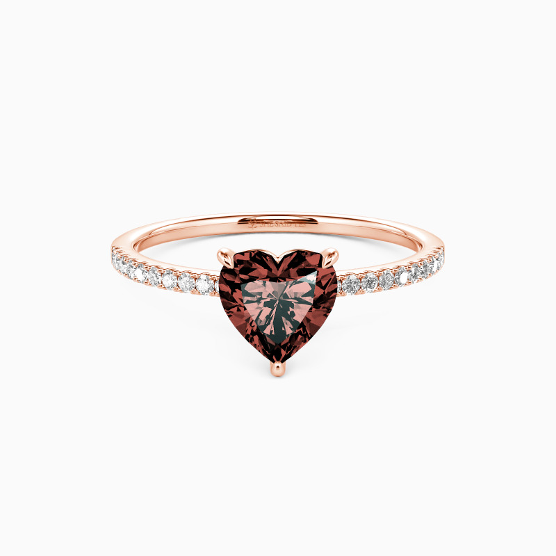 「プレイズ」0.8ct ハートカット エタニティ 婚約指輪