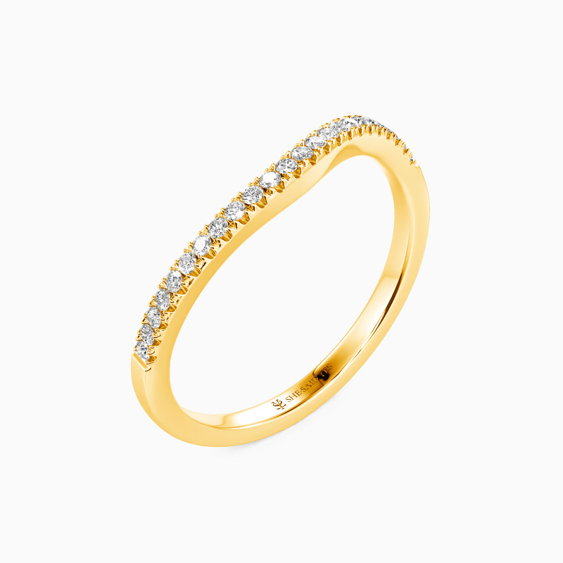 "With Love Stand By" Classic Wedding Band