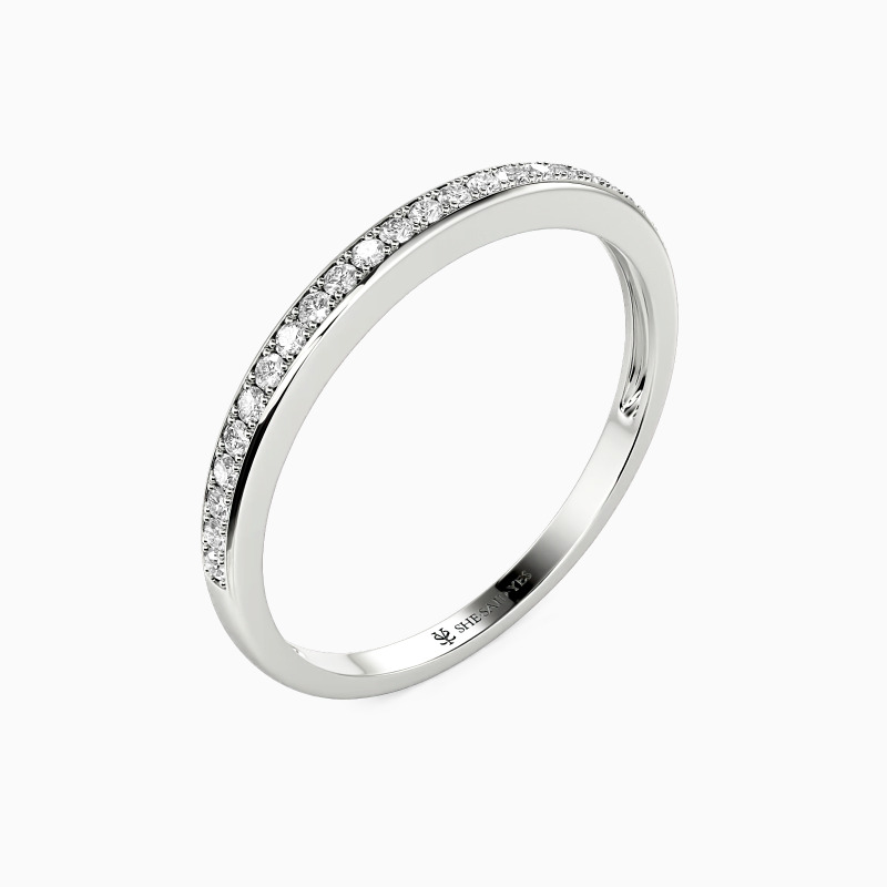 "The Long Milky Way" Classic Wedding Ring