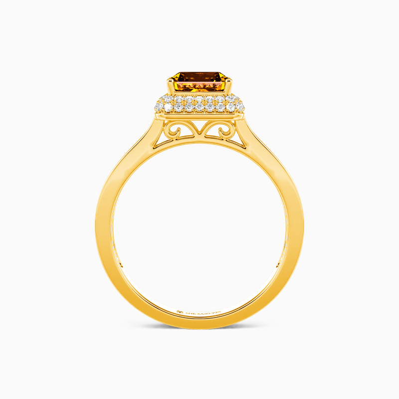 "Our Forever" Radiant Cut Halo Engagement Ring