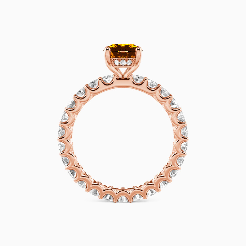 "Always & Eternally" Oval Cut Side Stone Engagement Ring