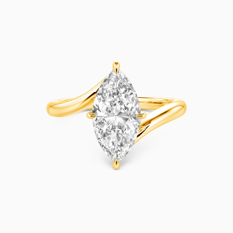 "Symphony in Motion" Marquise Cut Solitaire Engagement Ring