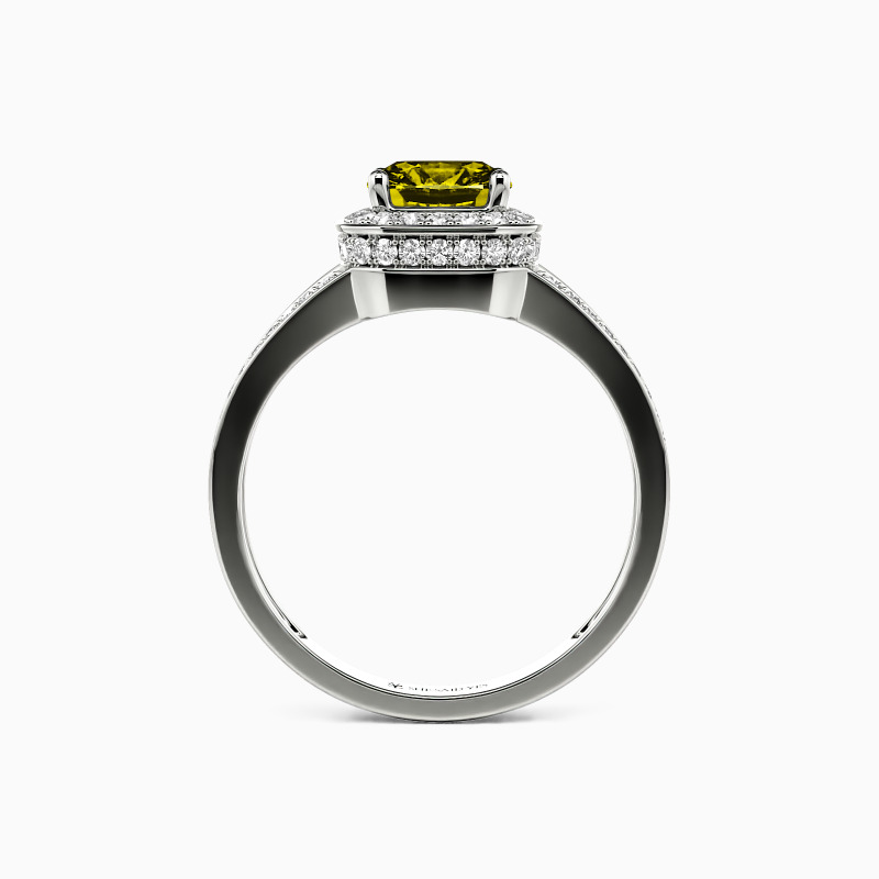 "Now and Forever" Cushion Cut Halo Engagement Ring