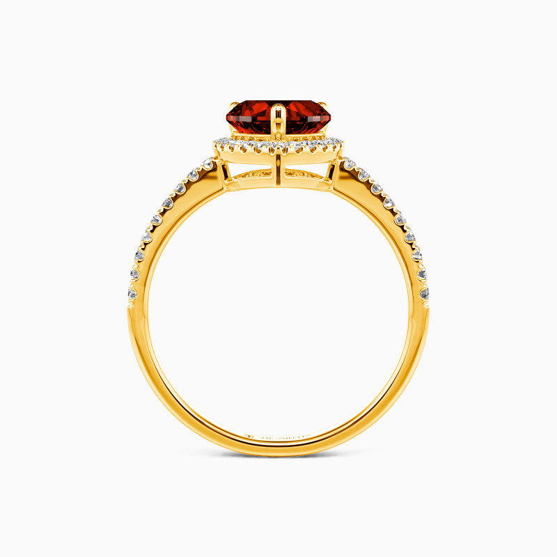 "You Are My Everything" 2ct Heart Cut Halo Engagement Ring