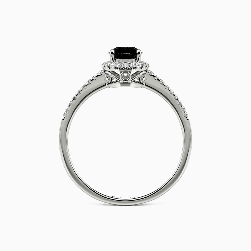 "All for You" 3ct Oval Cut Halo Engagement Ring