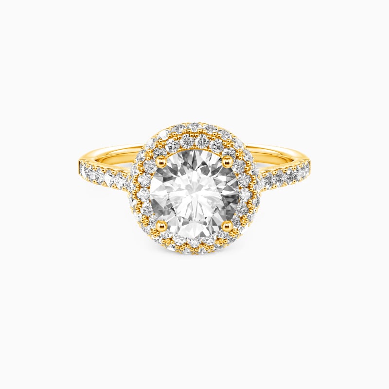 "You Are the One" Round Cut Halo Engagement Ring- SHE·SAID·YES Jewelry