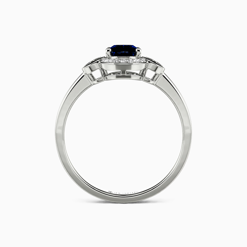 "Nothing Compares To You" Oval Cut Halo Engagement Ring