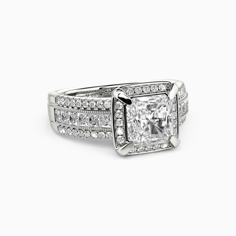 "Everything About You" Princess Cut Engagement Ring