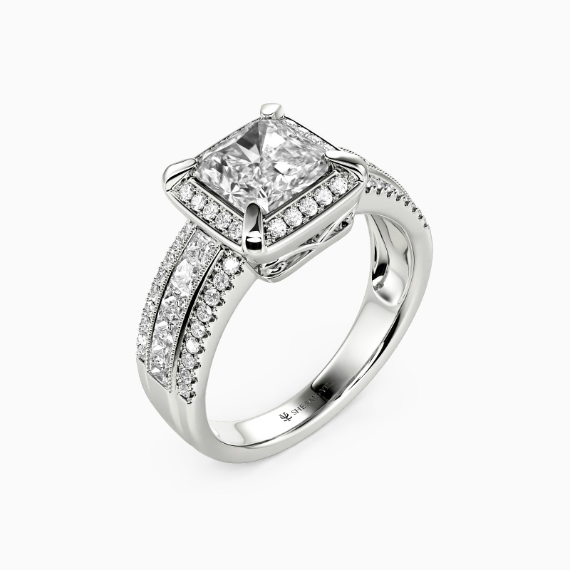 "Everything About You" Princess Cut Engagement Ring