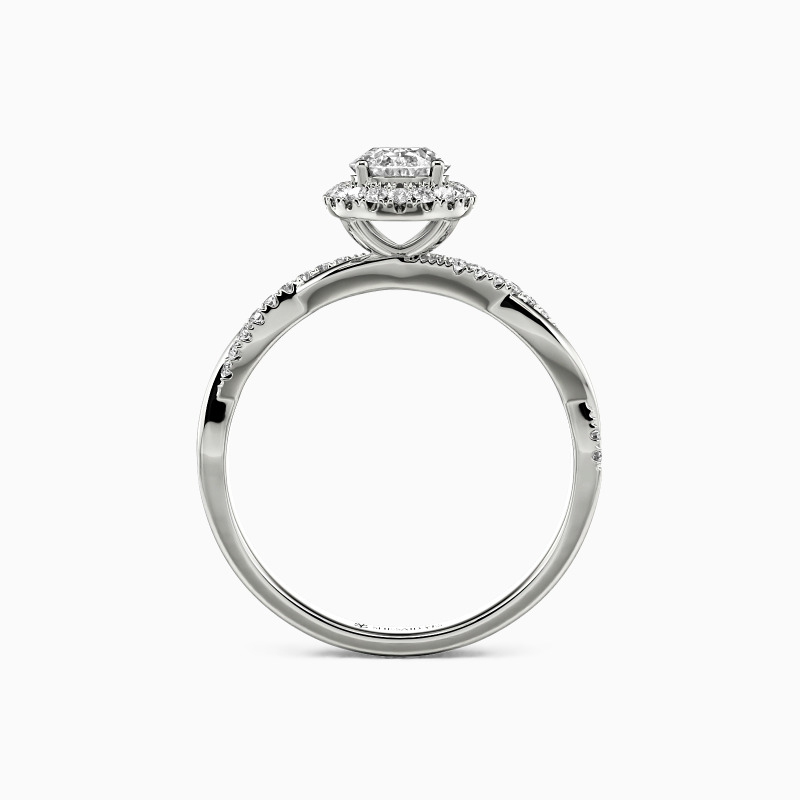 "The Forever Moment" Oval Cut Halo Engagement Ring