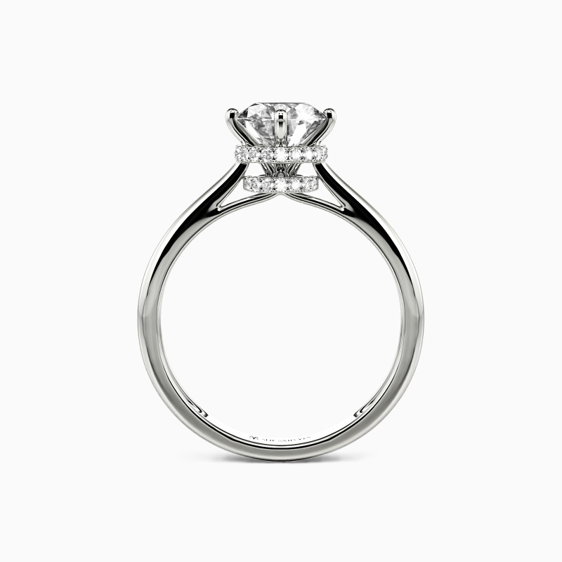"Love & Be Loved" Round Cut Halo Engagement Ring