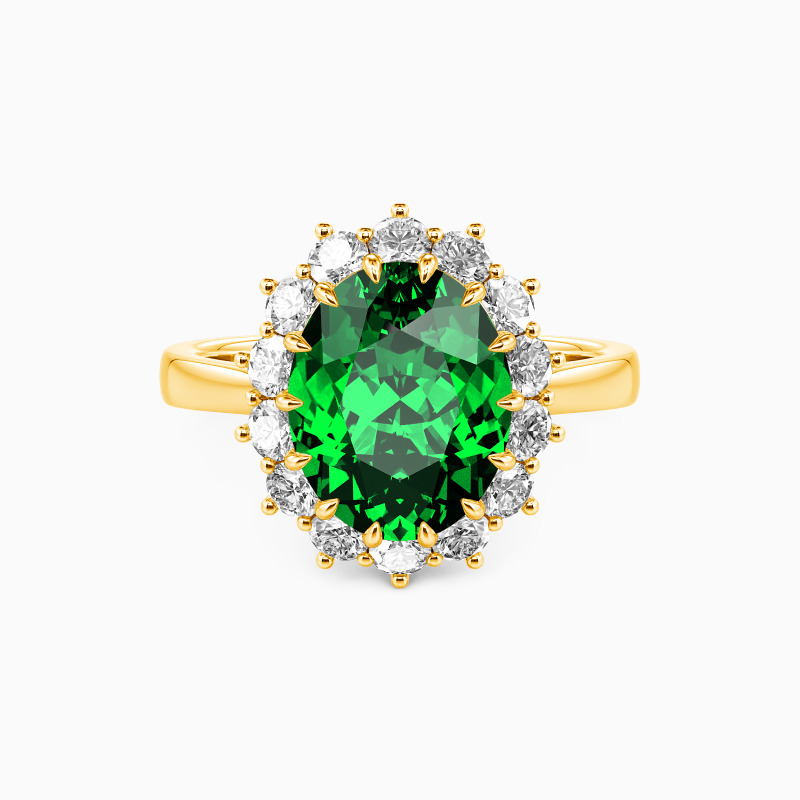 "Eternal Light In My Life" Oval Cut Halo Engagement Ring