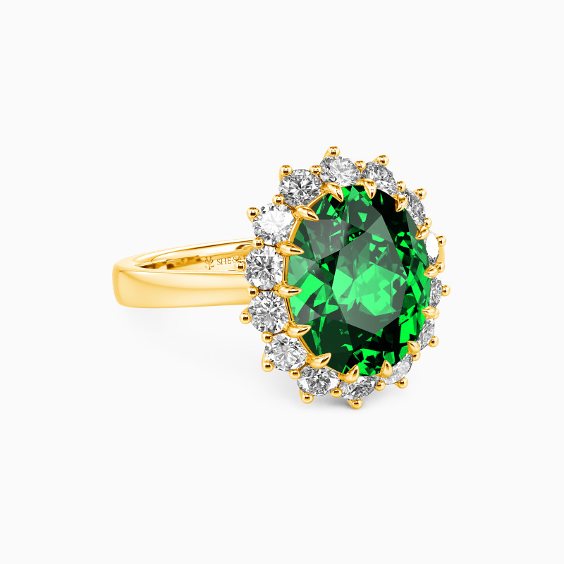 "Eternal Light In My Life" Oval Cut Halo Engagement Ring