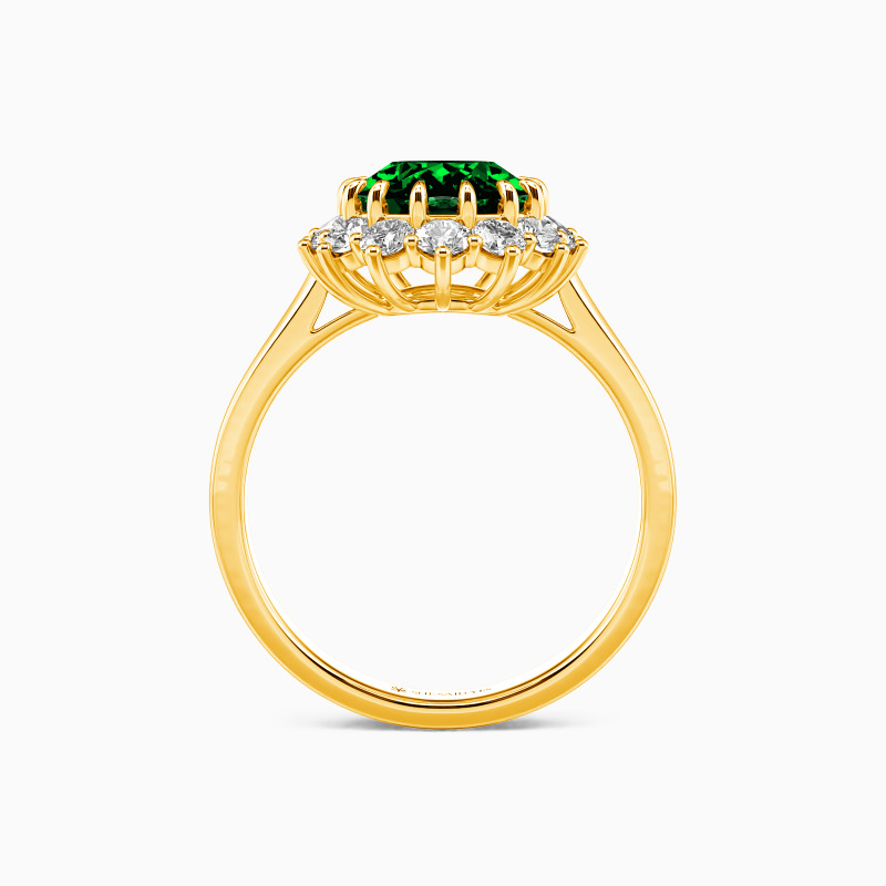 "Eternal Light In My Life" Oval Cut Halo Engagement Ring